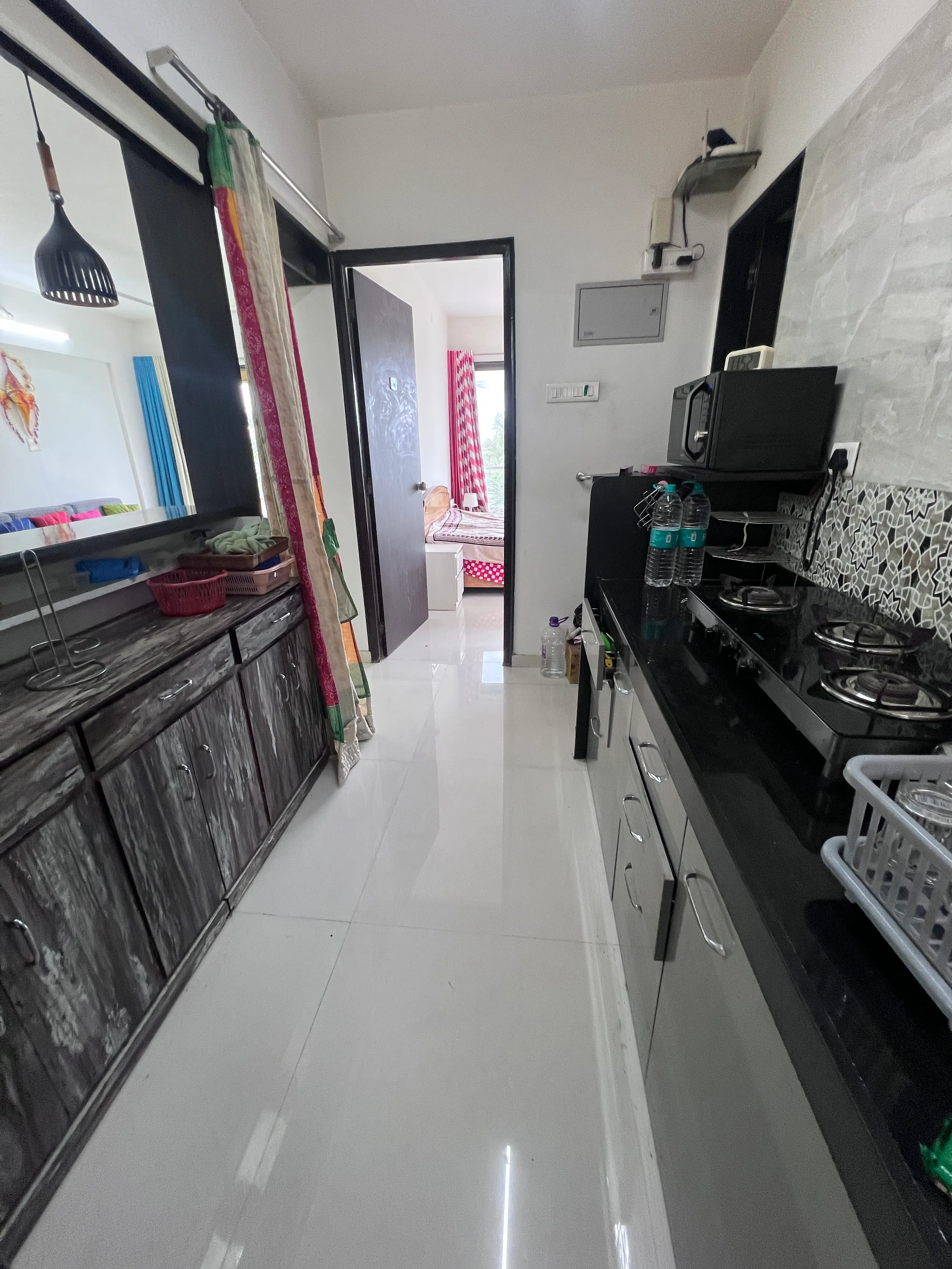 Kitchen 1 — furnished 1BHK flat in Kihim, Alibaug